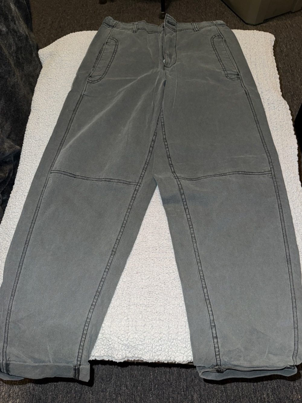 Old Navy Gray Cropped Ankle Pants